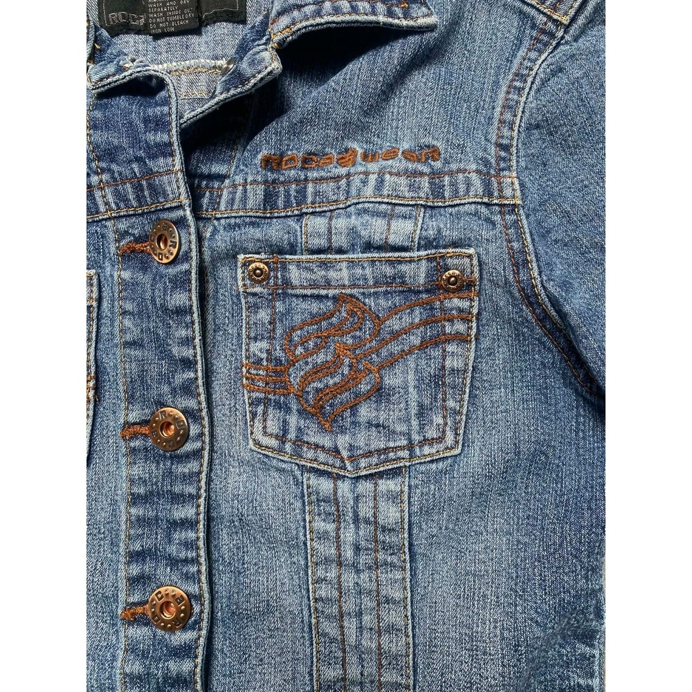 Rocawear Blue Denim Y2K Jacket WMNS Medium